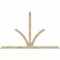 Ekena Millwork Richland Rough Sawn Timber Gable Bracket, Douglas Fir, 108"W x 68"H x 4"D x 4"F, 15/12 Pitch GBW108X68X0404RIC00RDF - alternate 1